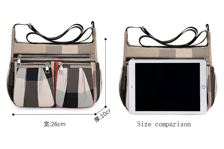 HF-SHBG01：Large Capacity Nylon Oxford Canvas Ladies Bag One Shoulder Crossover Waterproof Bag
