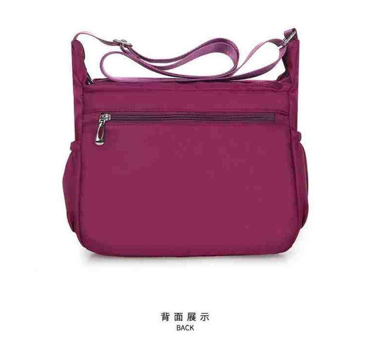 HF-SHBG02：Large Capacity Nylon Oxford Canvas Ladies Bag One Shoulder Crossover Waterproof Bag