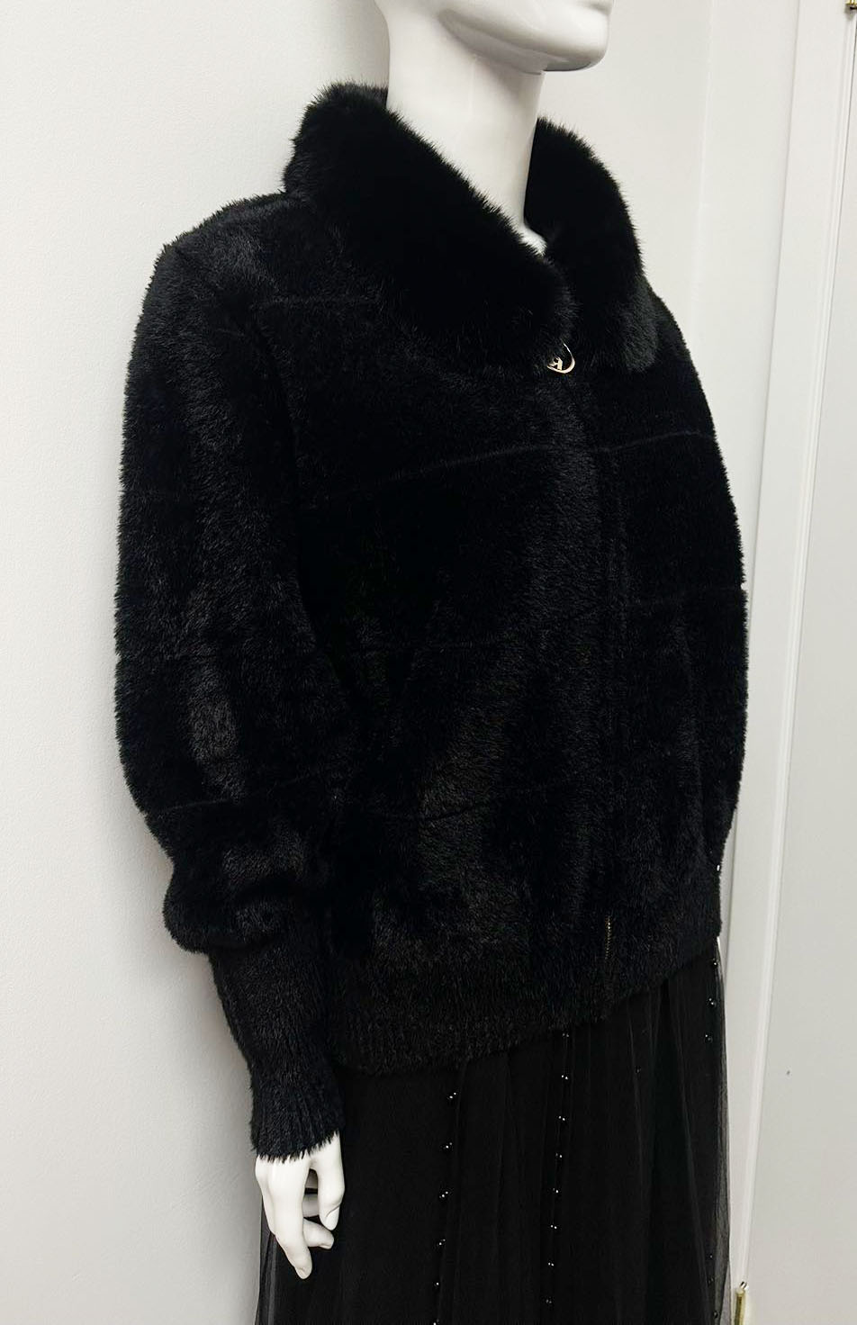 HF-FCLK1: Fall and winter mid-length thick imitation mink velvet jacket - Click Image to Close